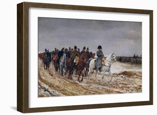 Napoleon (1769-1821) on Campaign in 1814, 1864-Jean-Louis Ernest Meissonier-Framed Giclee Print