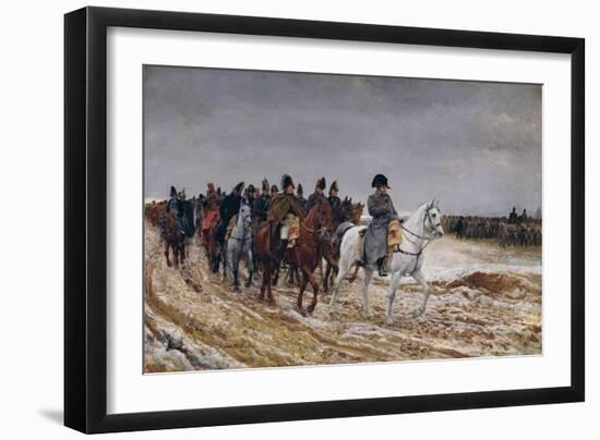 Napoleon (1769-1821) on Campaign in 1814, 1864-Jean-Louis Ernest Meissonier-Framed Giclee Print