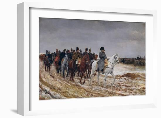 Napoleon (1769-1821) on Campaign in 1814, 1864-Jean-Louis Ernest Meissonier-Framed Giclee Print