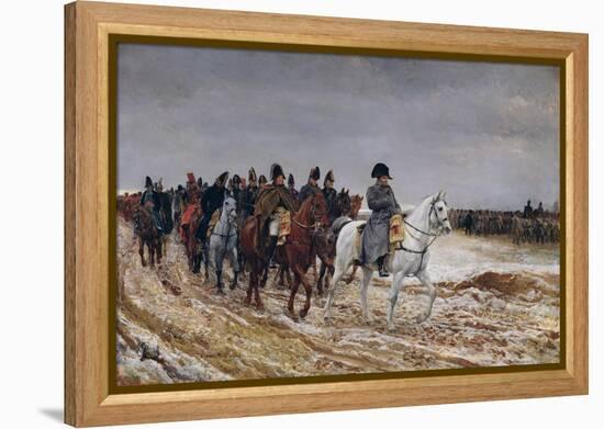 Napoleon (1769-1821) on Campaign in 1814, 1864-Jean-Louis Ernest Meissonier-Framed Premier Image Canvas