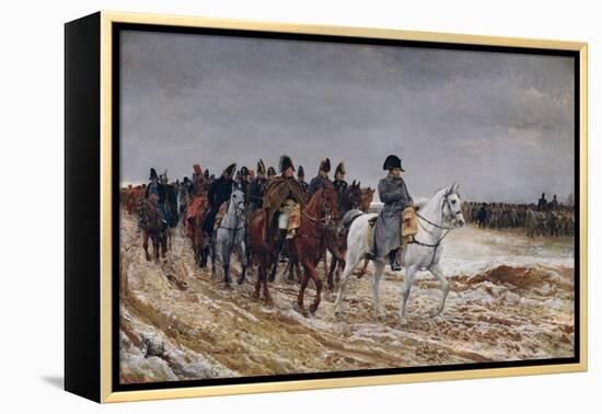 Napoleon (1769-1821) on Campaign in 1814, 1864-Jean-Louis Ernest Meissonier-Framed Premier Image Canvas