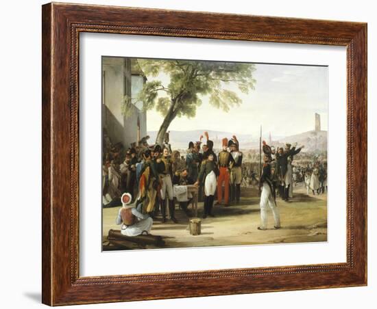 Napoleon after Battle of Wagram-Francesco Hayez-Framed Premium Giclee Print