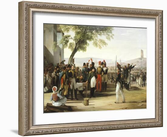 Napoleon after Battle of Wagram-Francesco Hayez-Framed Giclee Print