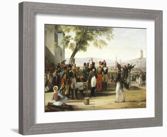 Napoleon after Battle of Wagram-Francesco Hayez-Framed Giclee Print