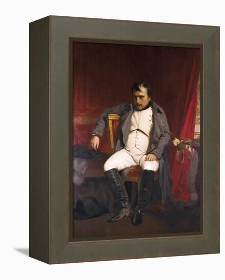 Napoleon after His Abdication-Hippolyte Delaroche-Framed Stretched Canvas