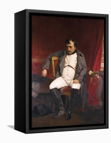 Napoleon after His Abdication-Hippolyte Delaroche-Framed Stretched Canvas