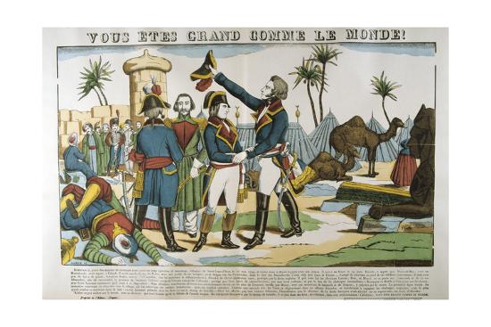 Napoleon And General Kleber On The Expedition To Egypt 1798 Giclee Print By Francois Georgin Artcom - 