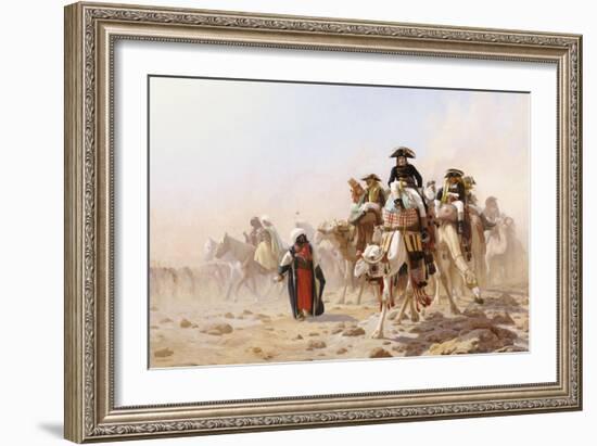 Napoleon and His General Staff-Jean Leon Gerome-Framed Giclee Print