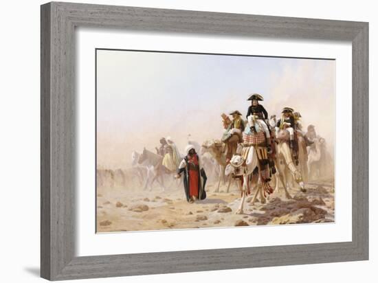 Napoleon and His General Staff-Jean Leon Gerome-Framed Giclee Print