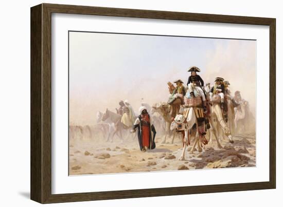 Napoleon and His General Staff-Jean Leon Gerome-Framed Giclee Print