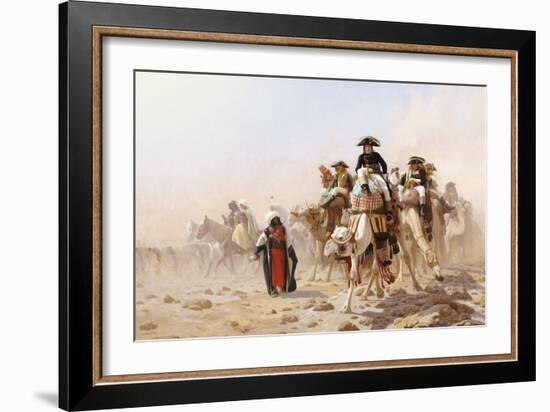 Napoleon and His General Staff-Jean Leon Gerome-Framed Giclee Print