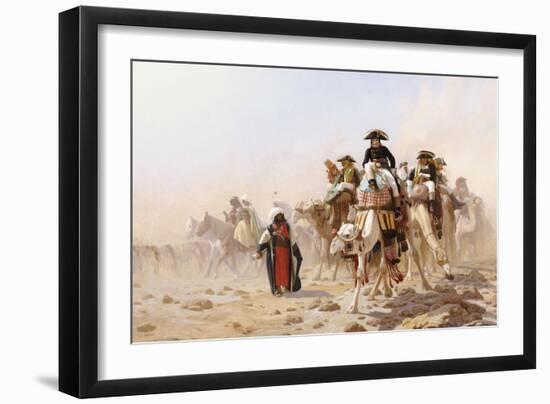 Napoleon and His General Staff-Jean Leon Gerome-Framed Giclee Print