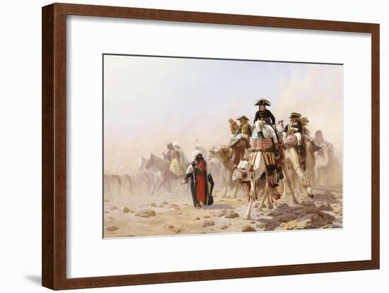 Napoleon and His General Staff-Jean Leon Gerome-Framed Giclee Print