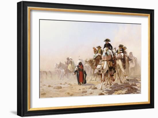 Napoleon and His General Staff-Jean Leon Gerome-Framed Giclee Print