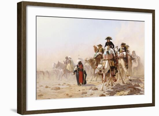 Napoleon and His General Staff-Jean Leon Gerome-Framed Giclee Print