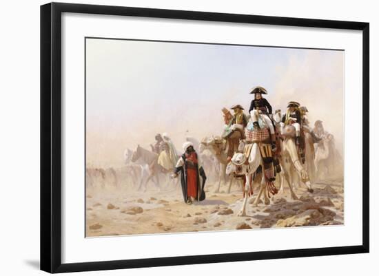 Napoleon and His General Staff-Jean Leon Gerome-Framed Giclee Print