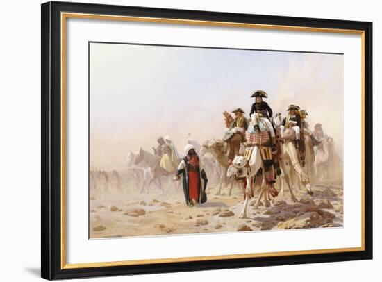 Napoleon and His General Staff-Jean Leon Gerome-Framed Giclee Print