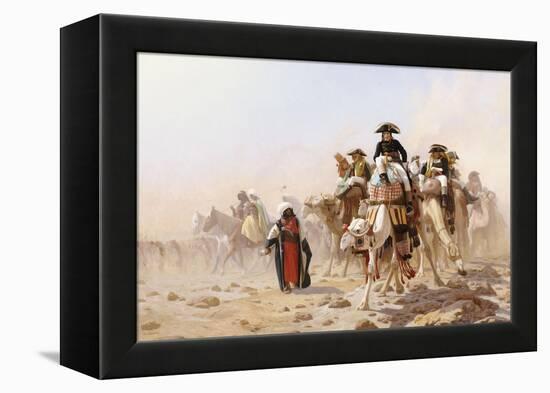 Napoleon and His General Staff-Jean Leon Gerome-Framed Premier Image Canvas