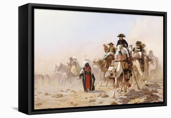 Napoleon and His General Staff-Jean Leon Gerome-Framed Premier Image Canvas