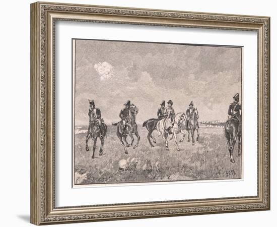 Napoleon and His Suite at Boulogne Ad 1803-Godfrey C. Hindley-Framed Giclee Print