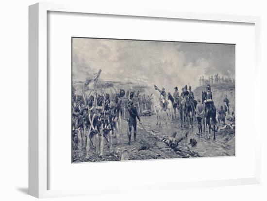 'Napoleon and the Old Guard Before Waterloo', 1815, (1896)-Unknown-Framed Giclee Print