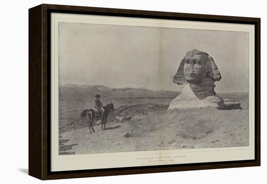 Napoleon and the Sphinx-Jean Leon Gerome-Framed Premier Image Canvas