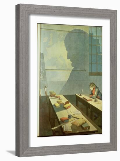 Napoleon as a Schoolboy-null-Framed Giclee Print