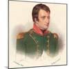 Napoleon as General-In-Chief in Italy Circa 1796-Jean-Baptiste Isabey-Mounted Art Print