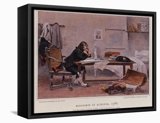 Napoleon at Auxonne-Francois Flameng-Framed Premier Image Canvas