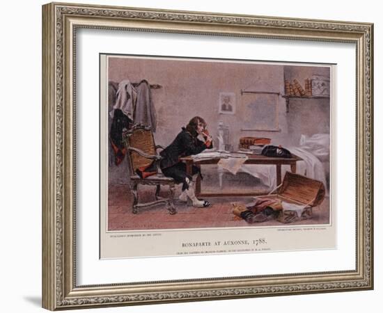 Napoleon at Auxonne-Francois Flameng-Framed Giclee Print