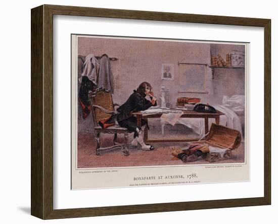 Napoleon at Auxonne-Francois Flameng-Framed Giclee Print