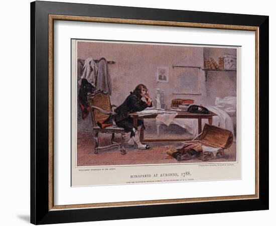 Napoleon at Auxonne-Francois Flameng-Framed Giclee Print