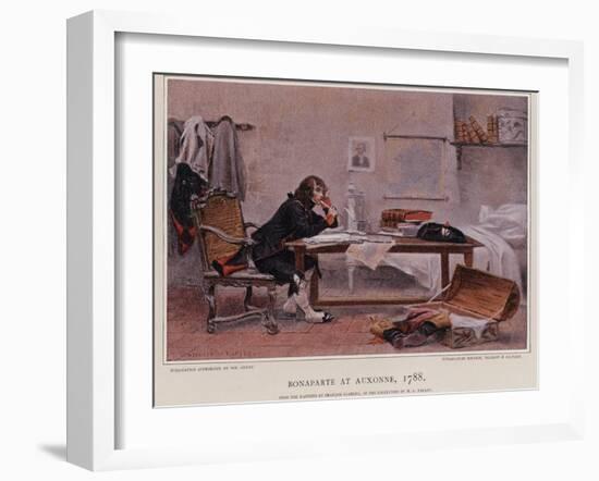 Napoleon at Auxonne-Francois Flameng-Framed Giclee Print