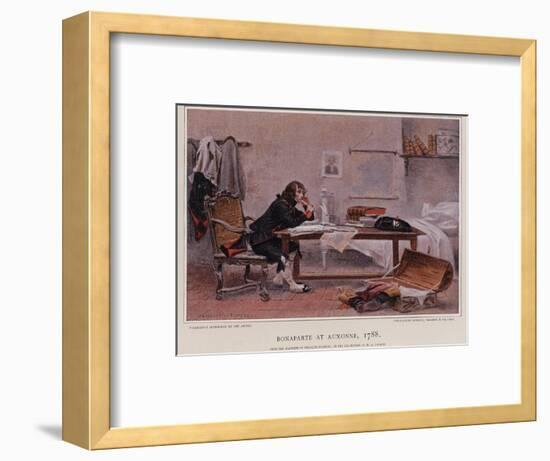 Napoleon at Auxonne-Francois Flameng-Framed Giclee Print