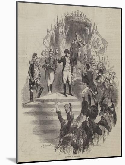 Napoleon at Boulogne-Sir John Gilbert-Mounted Giclee Print