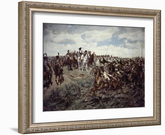 Napoleon at Friedland-Jean-Louis Ernest Meissonier-Framed Giclee Print