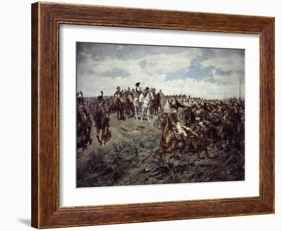 Napoleon at Friedland-Jean-Louis Ernest Meissonier-Framed Giclee Print