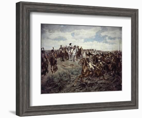 Napoleon at Friedland-Jean-Louis Ernest Meissonier-Framed Giclee Print