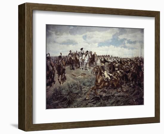 Napoleon at Friedland-Jean-Louis Ernest Meissonier-Framed Giclee Print