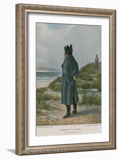 Napoleon at St Helena-null-Framed Giclee Print