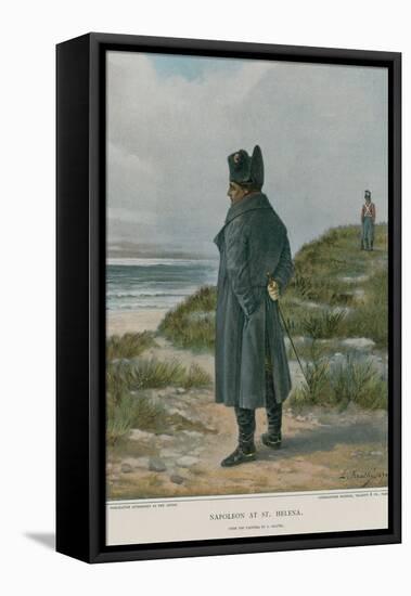 Napoleon at St Helena-null-Framed Premier Image Canvas