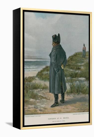 Napoleon at St Helena-null-Framed Premier Image Canvas