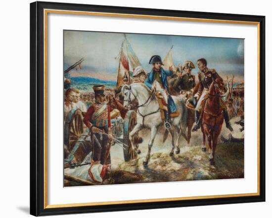 Napoleon at the Battle of Friedland-Claude Joseph Vernet-Framed Giclee Print