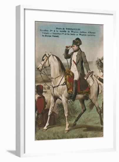 Napoleon at the Battle of Wagram, C.1910S-null-Framed Giclee Print
