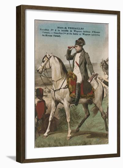 Napoleon at the Battle of Wagram, C.1910S-null-Framed Giclee Print