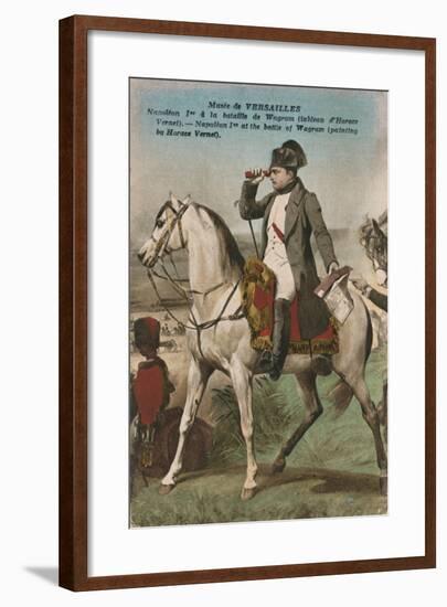 Napoleon at the Battle of Wagram, C.1910S-null-Framed Giclee Print
