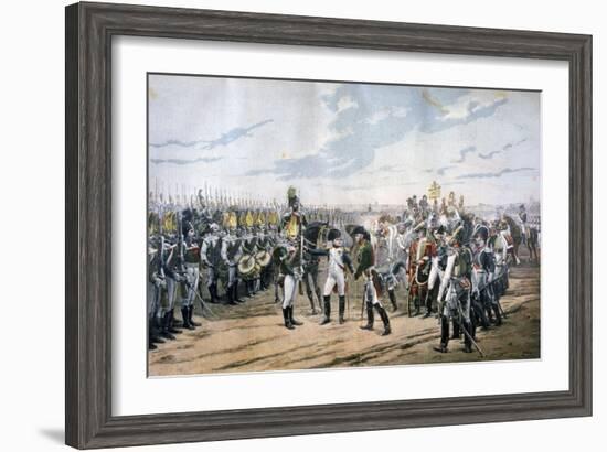 Napoleon at Tilsit, 1807-Lionel Noel Royer-Framed Giclee Print