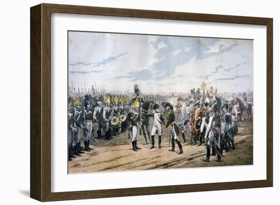 Napoleon at Tilsit, 1807-Lionel Noel Royer-Framed Giclee Print