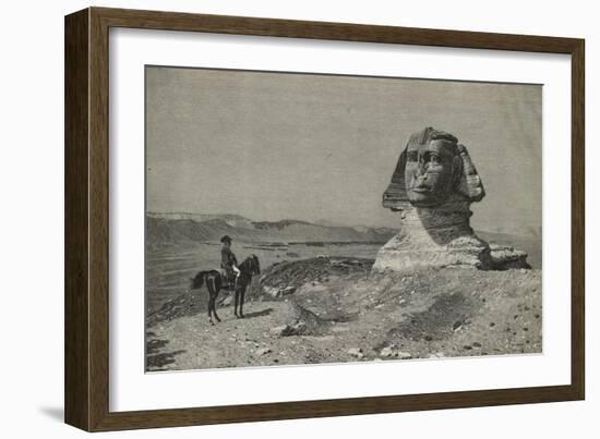 Napoleon before the Sphinx-null-Framed Giclee Print