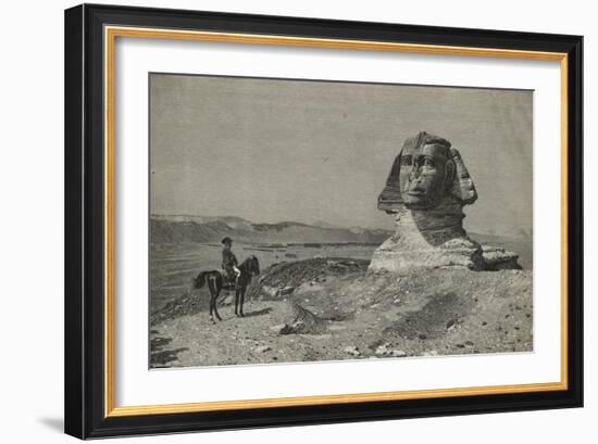 Napoleon before the Sphinx-null-Framed Giclee Print